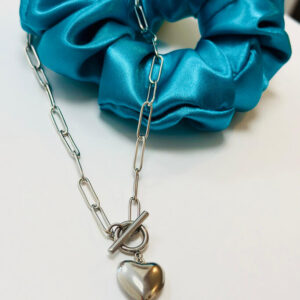 Silver Heart Chain